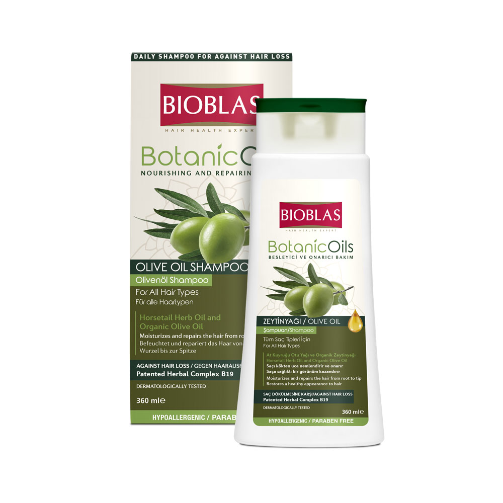 Bioblas Șampon Nutritiv și Reparator cu Ulei Organic de Măsline, 360ml