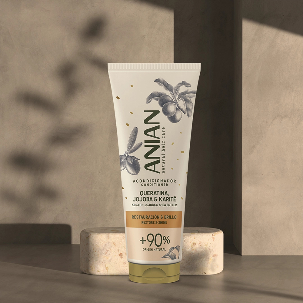 Anian Balsam de păr cu Cheratină, Jojoba și Unt de Shea, 250 ml - imagine 2