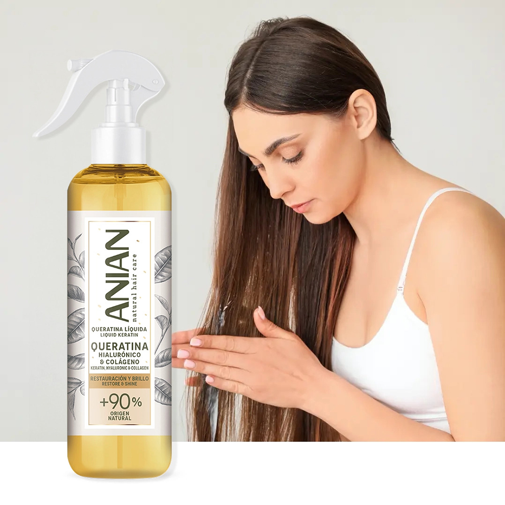 Anian Cheratină Lichidă pentru păr cu Acid Hialuronic și Colagen, 200 ml - imagine 2